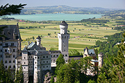 Europe, germany, bavaria, architecture, castle, castles, palace, palaces, fussen, neuschwanstein, schloss neuschwanstein, neuschwanstein castle.