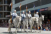 Australia, sa, south australia, adelaide, entertainment, mounted, mounted tie, ties, uniform, uniforms, police, festival, festivals, pageant, pageants, christmas, christmas scene, christmas scenes, people, police, police forces, policeman, policemen, animal, animals, horse, horses, flag, flags.
