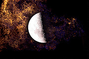 Australia, New South Wales, granville, refinery, refineries, gas, tank, tanks, storage tank, storage tanks, burn, burns, burning, flame, flames, moon, the moon, CS34,