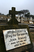 Australia, New South Wales, tenterfield, cemetery, cemeteries, headstone, headstones, grave, graves, graveyard, graveyards, john howard.