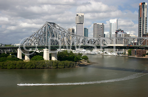 stock photo image: Australia, Qld, Queensland, Brisbane, Bridge, Bridges, story, Story Bridge, architecture, story bridge brisbane, brisbane story bridge, brisbane river, river, rivers, DFF, DFFCITIES, ph44