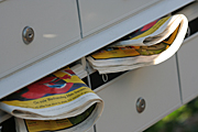 Australia, communications, letterbox, letterboxes, letter box, letter boxes, advertising, junk mail, mail, post, brochure, brochures, leaflet, leaflets, keyhole, keyholes.