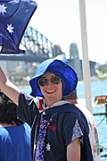 Australia, New South Wales, sydney, Australia Day, Celebration, Celebrations, Australia day celebrations, people, child, children, puberty, flag, flags, australian, DFF, DFFPEOPLE, australian flag, australian flags, hat, hats, sunglasses, male, males, adolescent, adolescents, teenager, teenagers, teenage boy, teenage boys, smile, smiles, smiling, happy, happiness.