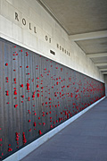 Australia, act, australian capital territory, territory, territories, Canberra, great dividing range, memorial, memorials, war memorial, war memorials, australian war memorial, wall, walls, roll of honour, honour, honours, poppy, poppies.