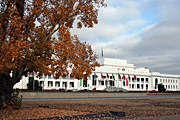 Australia, ACT, Australian Capital Territory, territory, territories, territory, territories, Canberra, great dividing range, parliament, cloud, clouds, parliament house, parliament houses, architecture, flag, flags, government, tree, trees, autumn, autumn scene, autumn scenes.