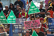 Australia, New South Wales, sydney, rally, rallies, protest, protests, signs, sign, electricity, darling harbour, protester, protesters, demonstration, demonstrations.