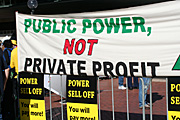 Australia, New South Wales, sydney, rally, rallies, protest, protests, signs, sign, electricity, darling harbour, protester, protesters, demonstration, demonstrations.