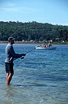 Australia, New South Wales, Ulladulla, Sport pictures, Sports, fishing, coast, coasts, coastline, coastlines, water, sea, seas, ocean, oceans, people, man, men, male, males, fishing rod, fishing rods, DR14,