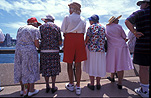 Woman, women, old woman, old women, elderly woman, elderly women, old, aged, elderly, elderly people, female, females, old people, tourist, tourists, tourism, tourism industry, sydney, new South Wales, australia, nsw, opera house, sydney opera house, outdoors, hat, hats, old, aged, elderly.
