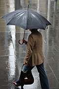 Australia, New South Wales, sydney, rain, rains, raining, wet, umbrella, umbrellas, people, pedestrian, pedestrians, road, roads, sealed, sealed road, sealed roads, woman, women, female, females, path, paths, pathway, pathways.