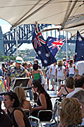 Australia, New South Wales, sydney, australia day, celebration, celebrations, flag, flags, australian flag, australian, australian flags, umbrella, umbrellas, people, E64,