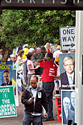 Australia, New South Wales, sydney, election, elections, electoral, vote, votes, voting, government, primeminister, prime minister, rudd, kevin rudd, supporter, supporters, sign, signs, booth, booths, poll, polling, polling booth, polling booths, sign, signs.