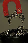 Magnet, magnets, magnetic, metal, metals, metallic, metallurgy.