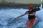 Australia, Sport pictures, Sports, people, stadium, stadiums, arena, arenas, sports arena, sports arenas, sports stadium, sports stadiums, kayak, kayaks, kayaking, watersport, watersports, water sport, water sports, water, paddle, paddles, whitewater, whitewater kayak, whitewater kayaks, whitewater kayaking, river kayak, river kayaks, river kayaking, helmet, helmets, Penrith, Penrith Whitewater Stadium, helmet, helmets, lifejacket, lifejackets, life jacket, life jackets, buoyancy vest, buoyancy vests, buoyancy jacket, buoyancy jackets, life preserver, life preservers, lifepreserver, lifepreservers, outdoors, safety, water safety, life saver, life savers, life saving.