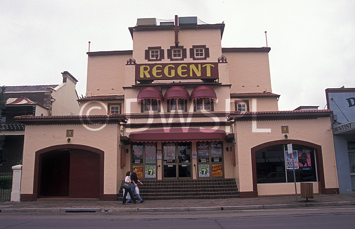 stock photo image: Australia, New South Wales, hawkesbury, hawkesbury area, hawkesbury region, hawkesbury district, architecture, richmond, theatre, theatres, sign, signs.