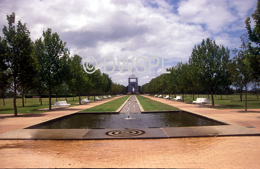 A Royalty Free Image Of View Down Centenery Park Homebush Bay Sydney