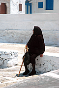 Greece, Europe, Southern Aegean, Southern Aegean region, Aegean, Aegean sea, cycladic, cycladic island, cyclades Islands, mykonos, greek, woman, women, female, females, BS65,