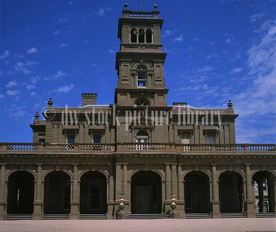 stock photo image: Australia, Victoria, Vic, Werribee, Werribee Park, Werribee Mansion, mansion, mansions, architecture, historical building, historical buildings, national trust, national trust building, national trust buidlings, arch, arches, archway, archways.