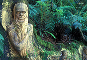 Australia, Vic, Victoria, Dandenong, Dadenongs, Mount Dandenong, Mt Dandenong, Ricketts, William, William Ricketts, William Ricketts Sanctuary, Sanctuary, Sanctuaries, art, sculpture, sculptures, William ricketts sculpture, william ricketts sculptures, IS47,
