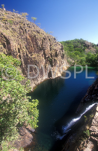 stock photo image: Australia, nt, northern territory, kakadu, kakadu np, kakadu national park, maguk, barramundi, barramundi gorge, gorge, gorges, cliff, cliffs, mary river, outback, australian outback, outback australia, mar-gook, maguk.