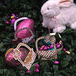 Easter, Easter scene, Easter scenes, easter egg, easter eggs, toy, toys, fluffy toy, fluffy toys, chocolate, egg, eggs, rabbit, rabbits, chocolate egg, chocolate eggs, stuffed toy, stuffed toys, stuffed animal, stuffed animals, basket, baskets, paper.