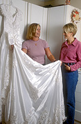 People, woman, women, female, females, mother, mothers, parent, parents, parenting, parenthood, daughter, daughters, family, families, lace, bow, bows, wedding, weddings, wedding dress, wedding dresses, bride, brides, marriage, marriages, dress, dresses, denim, wardrobe, wardrobes, Australia, Sport pictures, Sports, balloon images, hot air balloons