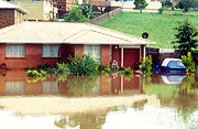 Climate, house, houses, housing, roof, roofs, rooves, weather, disaster, disasters, natural disaster, natural disasters, flood, floods, flooded, flooding, water, gympie, qld, Queensland, Australia.