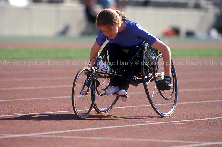 A ROYALTY FREE IMAGE OF DISABLED SPORTS COMPETITOR, SYDNEY, NEW SOUTH