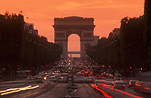 France, Europe, French, Paris, Architecture, French architecture, Arc de Triomphe, Arc de Triomphe de letoile, Arch Monuments, Ile-de-france, Monument, Monuments, Triumphal arch, triumphal arches, arch, arches, archway, archways, sunset, sunsets, sunrises and sunsets, mood, mood scene, mood scenes, traffic, traffic jam, traffic jams, congested, congestion, traffic congestion, car, cars, vehicle, vehicles, motor car, motor cars, dusk, FF25,