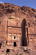 Architecture, Jordan, Middle East, Middle Eastern country, Middle Eastern Countries, Petra, Rose-red city, Rose red city, cliff, cliffs.
