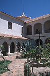 Bolivia, South America, Sucre, La Cecoceta, Monastery of La Recoleta, monastery, monasteries, religion, religious, religious building, religious buildings, arch, arches, archway, archways, architecture.