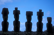 Easter Island, Chile, Latin America, Monolith, Monoliths, Ceremonial, Ceremonial site, Ceremonial sites, shrine, shrines, ceremonial shrine, ceremonial shrines, Historic site, Historic sites, megalithic, moais, sentinels, rano raraku, silhouette, silhouettes, awakena, statue, statues.