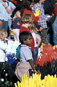 Australia, south Australia, SA, adelaide, people, rymill park, reconcile, reconciliation, Australian artists against racism, AAAR, Native title and reconciliation, native title, native titles, ANTAR, aboriginal, aboriginals, aborigine, aborigines, racism, racist, hand, hands, sea of hands, indigenous, indigenous people, indigenous australians, torres strait islanders, child, children.