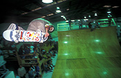 Sport pictures, Sports, skateboard, skateboards, skateboarding, skateboard rider, skateboard riders, teenager, teenagers, adolescent, adolescents, male, males, teenage boy, teenage boys, indoors, rink, rinks.