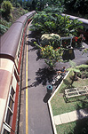 Transport, transportation, vehicle, vehicles, train, trains, railway station, railway stations, train station, train stations, kuranda railway station, kuranda, Qld, Queensland, Australia, platform, platforms, platform station, platform stations, railway station platform, railway station platforms.