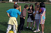 Child, children, girl, girls, female, females, male, males, boy, boys, bully, bullys, bullying, school, schools, primary, primary school, primary schools, outdoors, student, students, Australia, Sport pictures, Sports, balloon images, hot air balloons