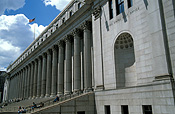 USA, America, United States, United States of America, United States Post Office, New York, New York city, central post office, post office, post offices, communication, communications, new york post office, pillar, pillars, column, columns, flag, flags, american, american flag, american flags, FF25,