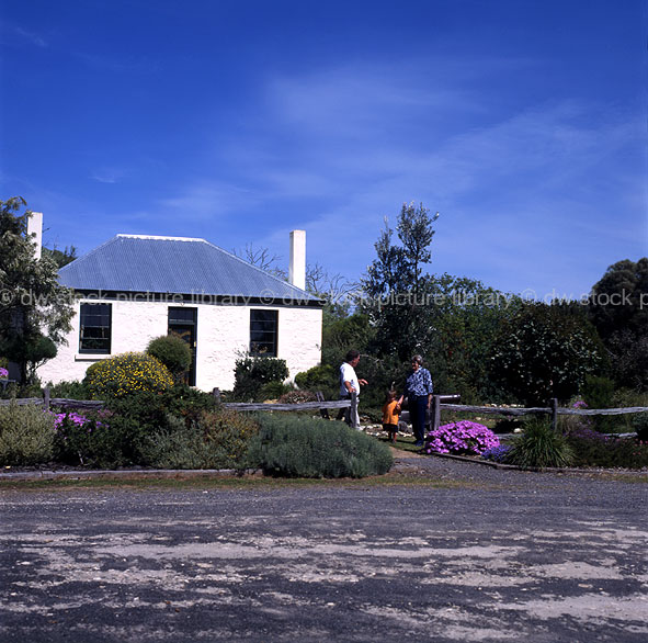 stock photo image: Australia, south australia, sa, pt macdonnell, port macdonnell, poet, poets, cottage, cottages, house, houses, housing, adam lindsay gordon, dingley dell, roof, roofs, rooves.