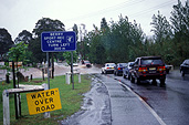 Australia, new South Wales, nsw, flood, floods, flooding, flooded, car, cars, vehicle, vehicles, motor vehicle, motor vehicles, disaster, disasters, natural, natural disaster, natural disasters, road, roads, sealed, sealed road, sealed roads, flooded road, flooded roads, water, sign, signs, danger sign, danger signs, warning sign, warning signs.