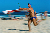 People, Sport pictures, Sports, australia, life saver, life savers, life saving, surf life saver, surf life savers, surf life saving, man, men, sand, male, males, run, runs, running, runner, runners, beach, beaches, coast, coasts.