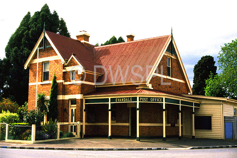 stock photo image: Australia, tas, tassie, tasmania, evandale, post office, post offices, evandale post office, communications, mail.