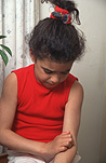 People, child, Children, girl, girls, female, females, scratch, scratches, scratching, itch, itches, itching, irritate, irritates, irritation, indoors, irritating, bite, bites, insect bite, insect bites, mosquito, mosquitos, mosquitoes, bite, bites, mosquito bite, mosquito bites, Australia, Sport pictures, Sports, balloon images, hot air balloons