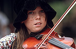 People, child, children, girl, girls, female, females, instrument, instruments, musical instrument, musical instruments, violin, violins, hat, hats, freckles, string, stringed, string instrument, string instruments, stringed instrument, stringed instruments, busk, busks, busking, busker, buskers, violinist, violinists.