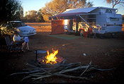 Australia, northern territory, NT, caravan, caravans, caravan park, caravan parks, fire, fires, flame, flames, camp fire, camp fires, campfire, campfires.