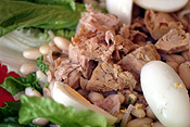 Food, fish, tuna, salad, salads, egg, eggs, lettuce, lettuces, PJ38,
