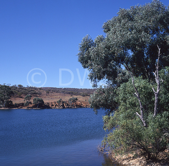 stock photo image: Australia, Reservoirs, Umberumberka reservoir, Broken Hill, Water Storage, New South Wales