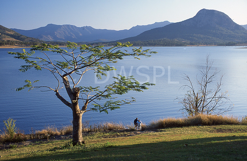 stock photo image: Australia, qld, queensland, moogerah, dam, dams, moogerah dam, water storage, Australian dams, Lake Moogerah.