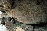 Australia, New South Wales, Yarrowyck, Mount Yarrowyck, Mount Yarrowyck Nature Reserve, rock art, rock painting, rock paints, aboriginal rock painting, aboriginal rock paintings, aboriginal, aboriginals, aborigine, aborigines, sacred, sacred site, sacred sites, rock, rocks, cave painting, cave paintings, aboriginal cave painting, aboriginal cave paintings, cave, caves.