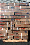 Chile, punta arenas, box, boxes, fish, cardboard, paper, paper, cardboard box, cardboard boxes, package, packages, packaging, pallet, pallets, patagonia.