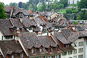 Europe, Switzerland, Swiss, Bern, Berne, Architecture, medieval, roof, roofs, rooves, window, windows.